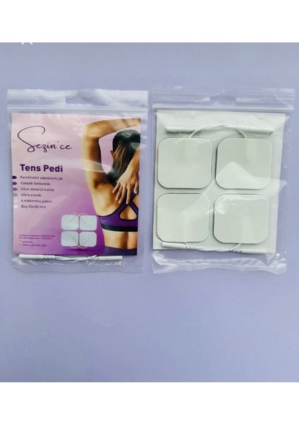 Tens Elektrot 5x5 cm 4'lü 1 Paket Köpük