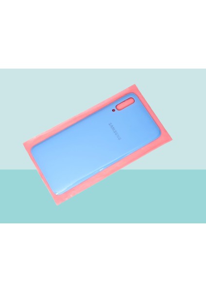- Samsung Galaxy A70 A 705 Arka Kapak Batarya Kapağı - Mavi
