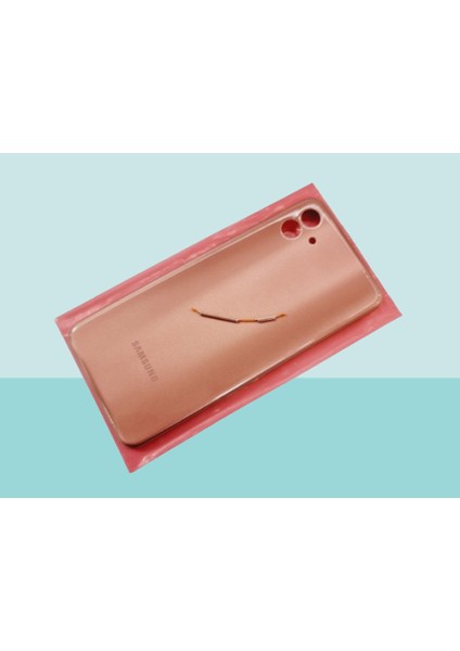 - Samsung Galaxy A04 Full Kasa Arka Kapak Batarya Kapağı - Gold
