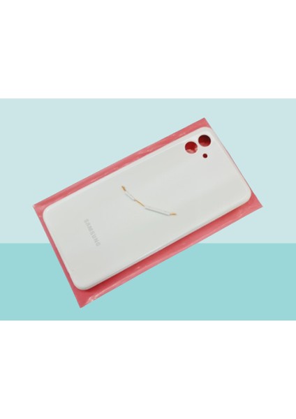 - Samsung Galaxy A04 Full Kasa Arka Kapak Batarya Kapağı - Beyaz