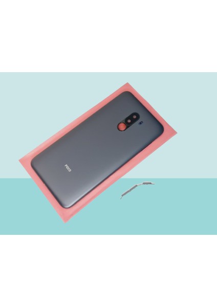 - Xiaomi Poco F1 Full Kasa Arka Kapak Batarya Kapağı - Füme