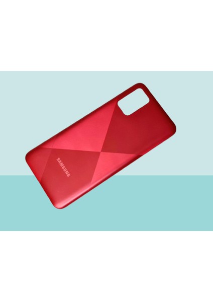 - Samsung Galaxy A02S Full Kasa Arka Kapak Batarya Kapağı - Kırmızı