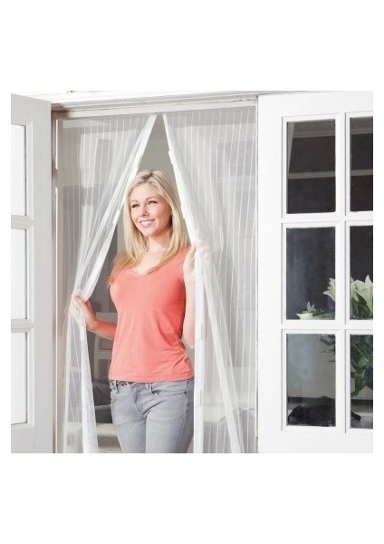 Mıknatıslı Tül Kapı Sineklik 105X205CM (5047)