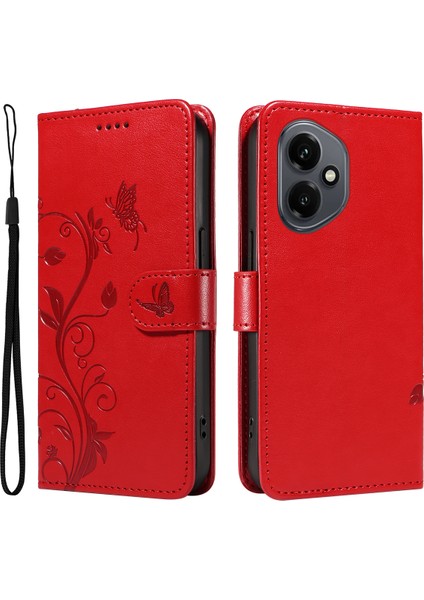 Honor 400 5g Pu Deri Cüzdan Standı Telefon Kılıfı Kayışlı (Yurt Dışından)