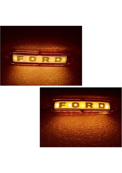 (6 x Adet ) 1 Set Isim Logo Parmak Lamba 12V & 24V Ford Sarı fırsatları