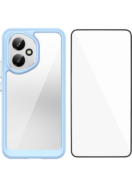 Honor 400 5g Telefon Kılıfı Tpu Akrilik Kapaklı Temperli Cam (Yurt Dışından)