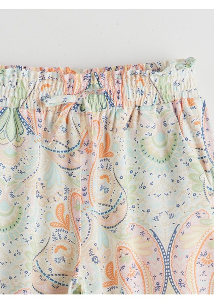 Yeni Sezon Beli Lastikli Kiz Cocuk Pantolon - S5ET87Z4 modelleri