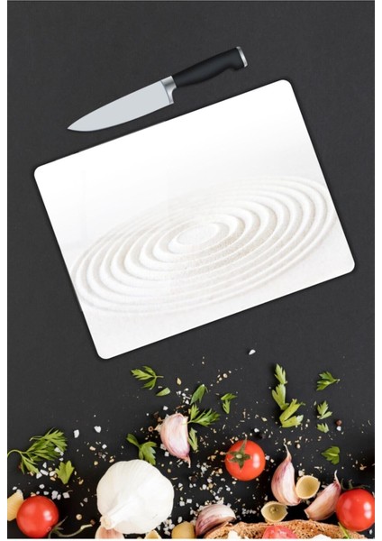 Kum | Cam Kesme Tahtası | 25 x 35 cm