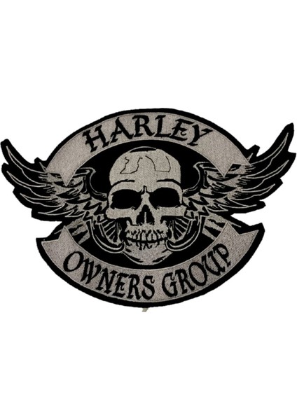 Harley Owner Group Büyük Boy Sırt Arması Patch