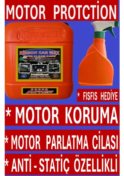 Ribbonwax Rb Motor Protction ( Motor Koruma + Parlatma Cilası ) 5 Lt