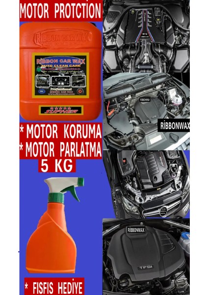 Ribbonwax Rb Motor Protction ( Motor Koruma + Parlatma Cilası ) 5 Lt fiyatları