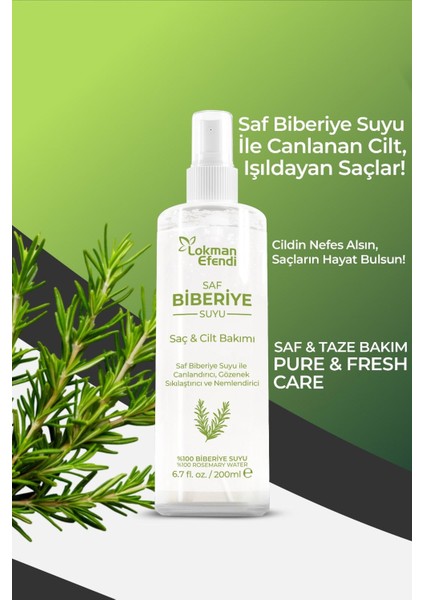 Saf Biberiye Suyu 200 ml fiyatları