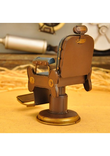 Demir Modeli Süslemeleri Yaratıcı El Sanatları Berber Koltuğu Mikro Metal Dekorasyon Yaratıcı Ev Mobilyaları Teneke (Yurt Dışından) fiyatları