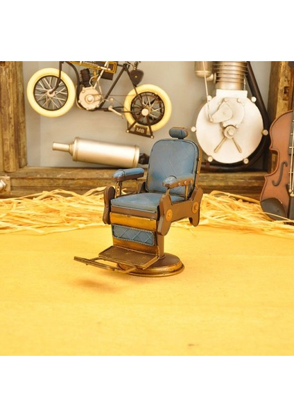 Demir Modeli Süslemeleri Yaratıcı El Sanatları Berber Koltuğu Mikro Metal Dekorasyon Yaratıcı Ev Mobilyaları Teneke (Yurt Dışından) modelleri