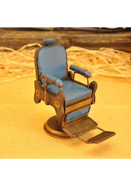 Demir Modeli Süslemeleri Yaratıcı El Sanatları Berber Koltuğu Mikro Metal Dekorasyon Yaratıcı Ev Mobilyaları Teneke (Yurt Dışından) fırsatları