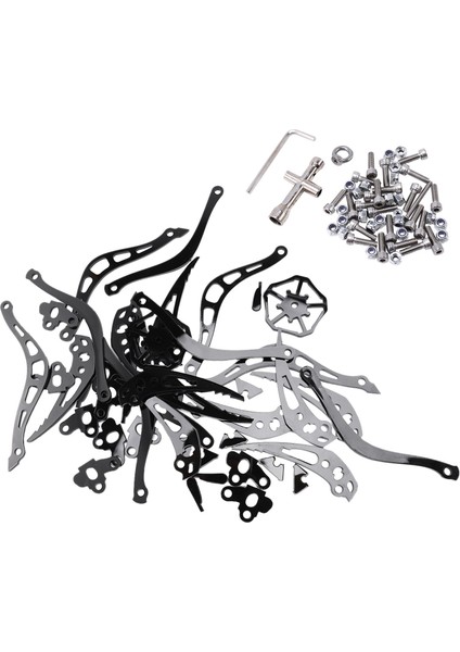 Dört Eksenli Akrilik Manipülatör Drone Geliştirilmiş Pençe Drone Mantis Pençe Robot Kol Kanca Drone Yükseltme Kapmak Kiti (Yurt Dışından)