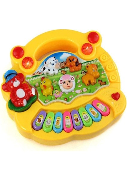 Erken Eğitim 1 Yaşındakiler Bebek Oyuncak Hayvan Çiftliği Piyano Müzik Gelişim Oyuncakları Çocuklar ve Çocuklar Için Bebek Müzik Aleti Erkek ve Kız Çocukları (Sarı) (Yurt Dışından) fiyatları
