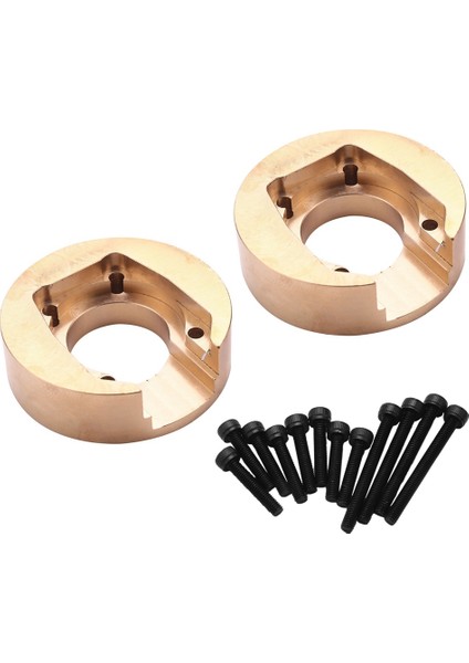 Adet 110G Pirinç Karşı Ağırlık Denge Ağırlığı Absima Cr3.4 Sherpa Khamba Cr1.8 Yucatan Rc Paletli Araba Yükseltme Parçaları (Yurt Dışından)