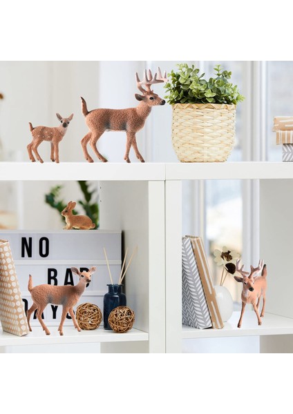 Parça Woodland Hayvan Figürleri Orman Yaratıkları Figürler Sincap Geyik Tavşan Aile Figürleri Minyatür Oyuncaklar (Yurt Dışından) indirimleri