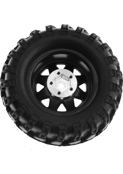 93MM Metal 1.9 Inç Beadlock Jant Lastik Lastik Seti 1/10 Rc Paletli Araba Traxxas, Üçgen Delik 12MM Adaptör, Beyaz (Yurt Dışından) fırsatları