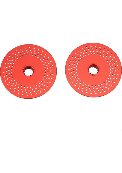 2 Adet Metal Arka Tekerlek Fren Diski Hex Adaptörü Traxxas X-Maxx Xmaxx 1/5 6s 8s Rc Araba Yükseltme Parçaları, Kırmızı (Yurt Dışından)