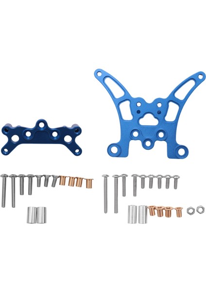 2 Adet Metal Ön ve Arka Şok Kulesi Tamiya TT-02B TT02B 1/10 Rc Araba Yükseltme Parçaları Aksesuarları (Yurt Dışından) modelleri