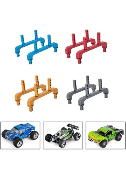Metal Rc Araba Gövde Sonrası Montaj Kabuk Sütun Wltoys A949 A959 A969 A979 K929 A959-B 1/18 Rc Araba Yükseltme Parçaları, Titanyum (Yurt Dışından) indirimleri