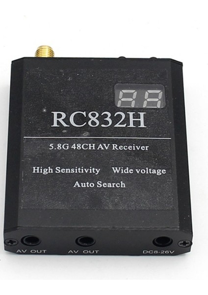 RC832H 5.8g 48CH Video Alıcısı 12 V Otomatik Kanal Arama Için TS832 TS5823 TS5828 Rc Uçak Helikopter Fpv Drone (Yurt Dışından) fiyatları