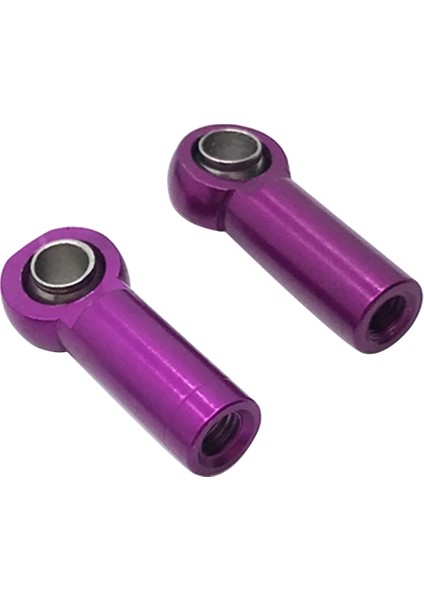 1 Çift Metal M3 Rot Ucu Küresel Mafsal Bağlantı Topu Kafa Tutucu 1/8 1/10 1/12 1/14 1/16 1/18 Rc Paletli Kamyon Araba, 5 Mor (Yurt Dışından)