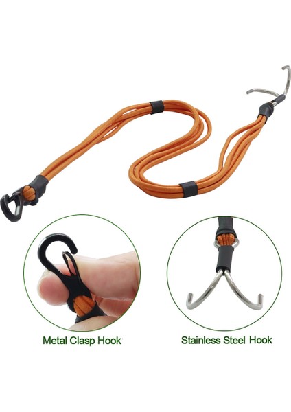 Elastik Kinetik Vinç Kayışı Kanca Ile 1/10 Rc Rig Paletli Gspeed Lcg Trx4 D90 SCX10 Güç Vagon Cliffhanger Gövde, 2 (Yurt Dışından) modelleri