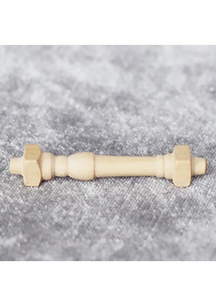 12 Adet Dıy Mil Korkuluk Dikmeleri Ahşap Dollhouse Minyatür 1/12 Ölçekli Merdiven Korkuluk Dekorasyon Oyuncaklar (Yurt Dışından) modelleri