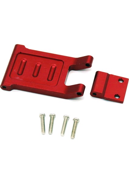 Rc Araba Metal Ön Koruma ve Tampon Seti Wltoys 124016 124018 Model Araba Yedekleri Kırmızı (Yurt Dışından)