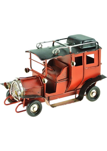 Dekoratif Metal Araba Klasik 1900 Model Araba 13 cm