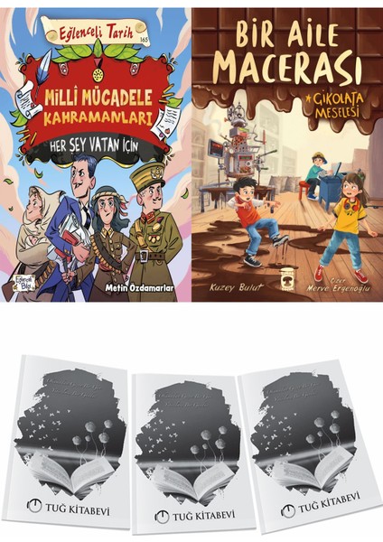 Milli Mücadele Kahramanları Her Şey Vatan Için ve Bir Aile Macerası Çikolata Meselesi + Hediyeli