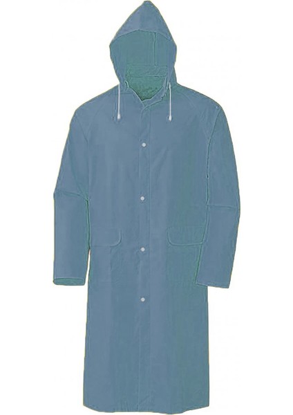 Kapşonlu Cepli Lüx Yağmurluk Lacivert- Standart Beden 2xl