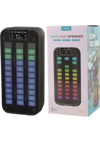 Greatnice Gts-1872 Taşınabilir Kablosuz Bluetooth Hoparlör