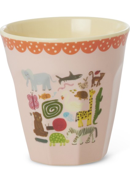 Melamin Bardak Pembe Vahşi Yaşam 250 ml