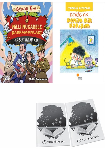 Milli Mücadele Kahramanları Her Şey Vatan Için ve Benim Bir Karışım + Hediyeli