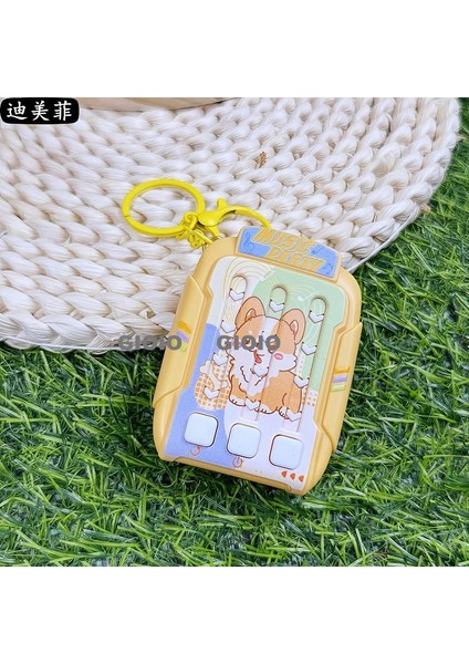 Gıoıo Yeni Eğlenceli Bulmaca Animasyon Dıy Anahtarlık Kolye Yaratıcı Zarif Sevimli Evcil Hayvan Sırt Çantası Kolye Hediye (Yurt Dışından)