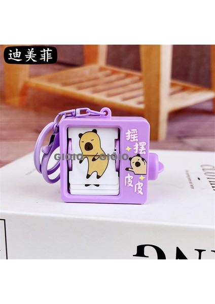 Gıoıo Yeni Eğlenceli Bulmaca Animasyon Dıy Anahtarlık Kolye Yaratıcı Zarif Sevimli Evcil Hayvan Sırt Çantası Kolye Hediye (Yurt Dışından)