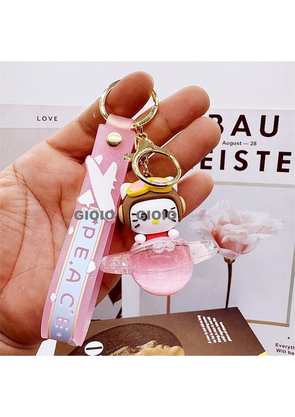 Gıoıo Yeni Mini Iyi Şanslar Anahtarlık Aksesuarları El-Haddelenmiş Pamuk Ipliği Tibet Dıy El Oyuncakları Kitap Çantası Çekicilik (Yurt Dışından)