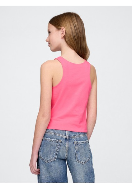 Kız Çocuk Pembe Crop Atlet fiyatları