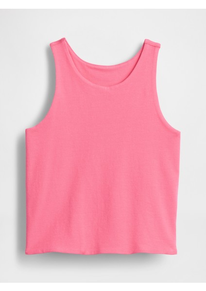 Kız Çocuk Pembe Crop Atlet modelleri