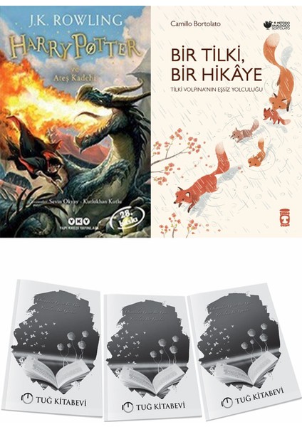 Harry Potter ve Ateş Kadehi ve Bir Tilki Bir Hikaye + Hediyeli