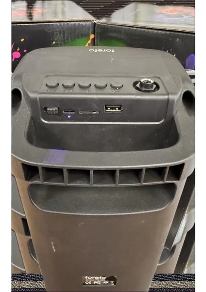 Forefo Kablosuz Kareoke Bluetooth Hoparlör 10 Watt Çoklu Giriş Ses Aygıtı Fe-335 modelleri