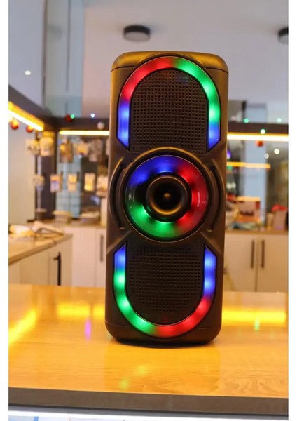 Forefo Kablosuz Kareoke Bluetooth Hoparlör 10 Watt Çoklu Giriş Ses Aygıtı Fe-335 fırsatları