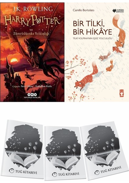 Harry Potter ve Zümrüdüanka Yoldaşlığı ve Bir Tilki Bir Hikaye + Hediyeli