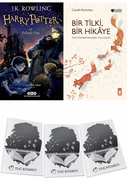 Harry Potter ve Felsefe Taşı ve Bir Tilki Bir Hikaye + Hediyeli