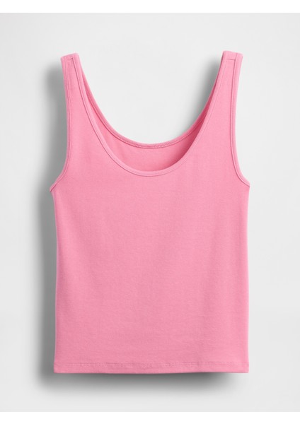 Kadın Pembe Yuvarlak Yaka Crop Atlet fiyatları