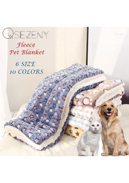 Kedi Stili Ile Mavi S 49X32CM Köpek Yatağı Kedi Yumuşak Polar Ped Mat Minder Yatak Mat Yastık Ev Yıkama Halı Sıcak Tutma (Yurt Dışından) fiyatları
